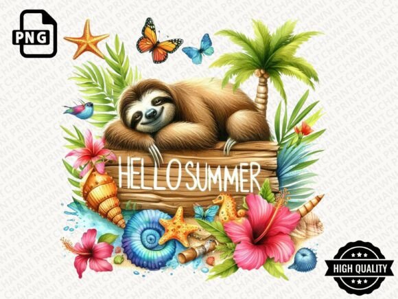 Download Hello Summer Animal Clipart PNG - Animal clipart Collection