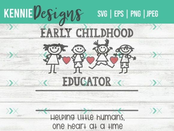 Download Early Childhood Educator SVG for ECE - Child Collection