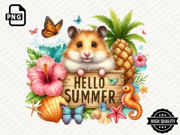 Download Hello Summer Animal Clipart PNG - Animal clipart Collection