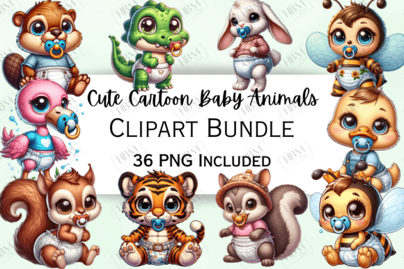 Download Cute Baby Animal Clipart - Animal clipart Collection
