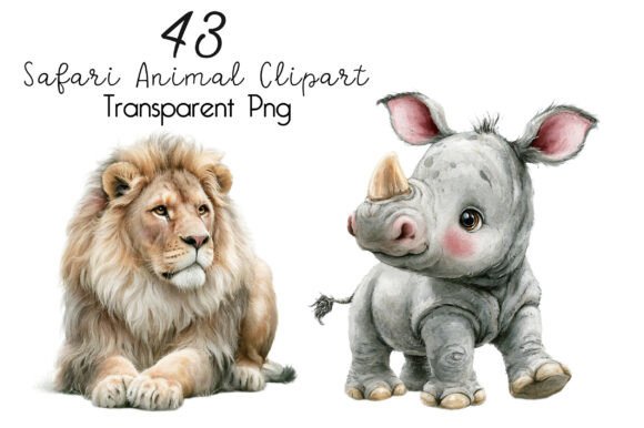 Download Safari Animal Clipart Bundle - Animal clipart Collection