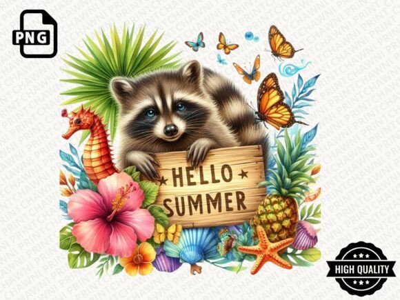 Download Hello Summer Animal Clipart PNG - Animal clipart Collection