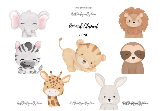 Download Baby Animal Clipart Bundle - Animal clipart Collection