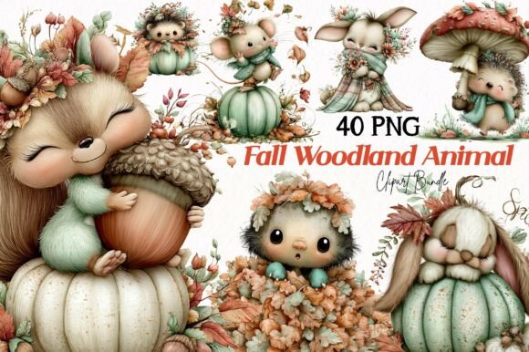 Download Fall Woodland Animal Clipart - Animal clipart Collection