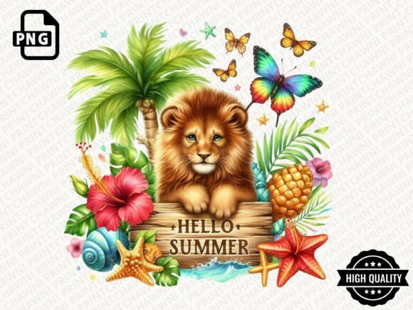 Download Hello Summer Animal Clipart PNG - Animal clipart Collection
