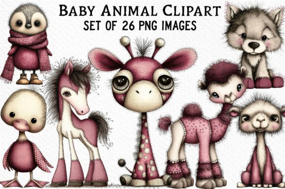 Download Baby Animal Clipart Bundle - Animal clipart Collection