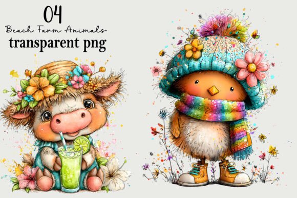 Download Beach Farm Animals PNG Clipart - Farm animals png Collection