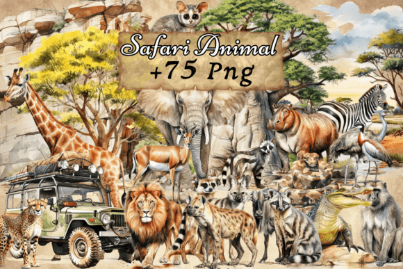 Download Safari Animal Clipart | +75 Png - Animal clipart Collection