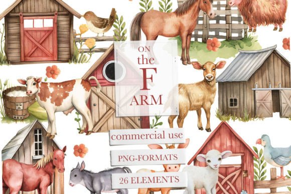 Download Barn Animals Clipart, Farm Animals Png - Farm animals png Collection