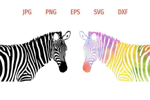 Download Watercolor Zebra Pattern Silhouette - Zebra Collection