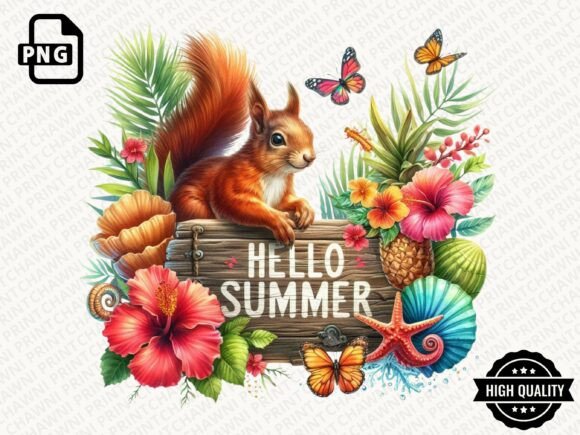 Download Hello Summer Animal Clipart PNG - Animal clipart Collection