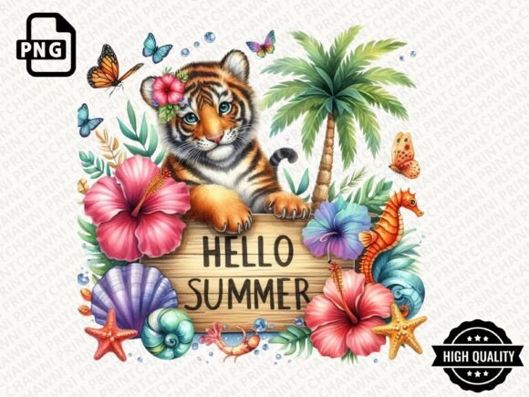 Download Hello Summer Animal Clipart PNG - Animal clipart Collection